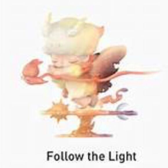 "Dimoo- Follow The Light" ~ 100% Authentic Popmart Finding Mokoko Figure - Picture 3 of 3